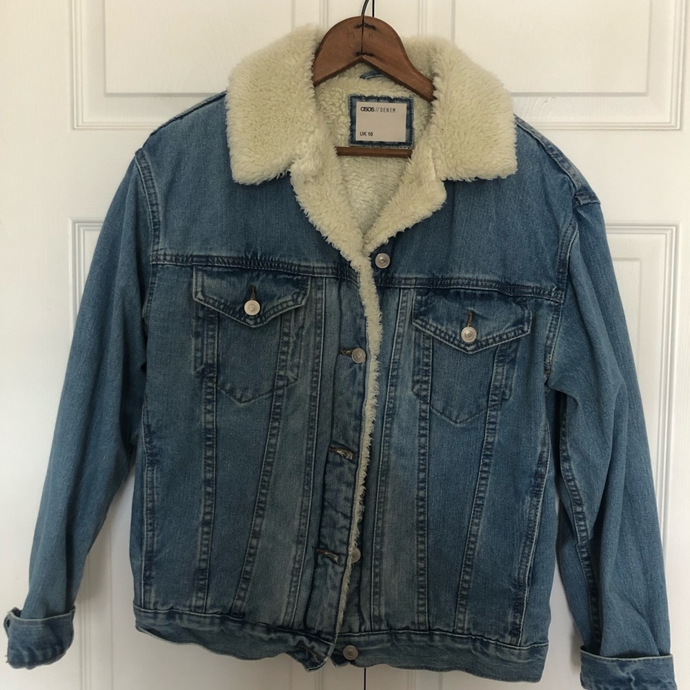 Women’s ASOS Denim Jacket with Wool